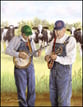 BLUEGRASS COW BOYS NOTE CARD 10 PAK